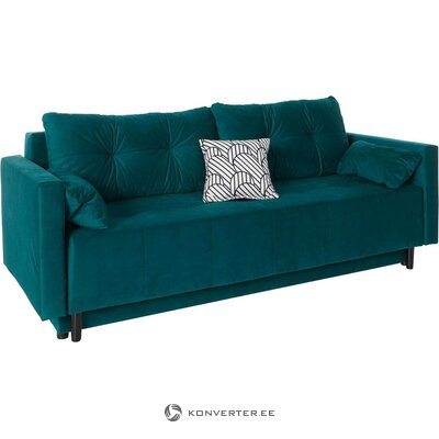 Turkio spalvos miegamoji sofa (saulė)