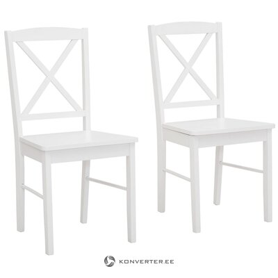 Valkoinen massiivipuinen tuoli (sonoma)