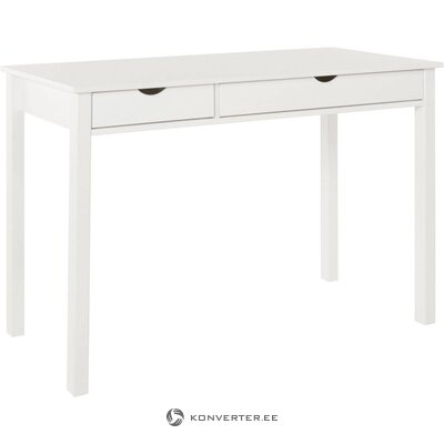 White desk with 2 drawers (gava)