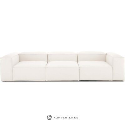 Šviesi 3 dalių modulinė sofa (Lennon) su grožio trūkumu