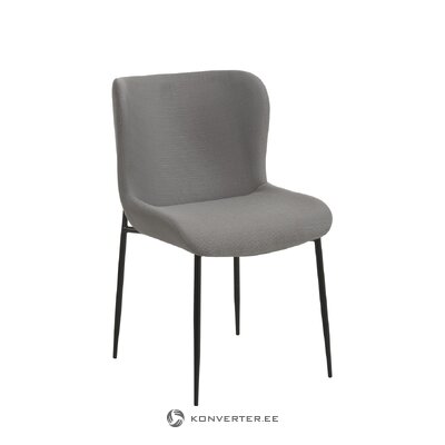 Pilkos dizaino kėdė (tess) nepažeista