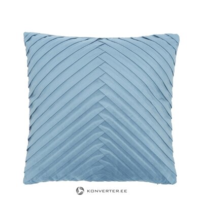 Light blue velvet decorative pillowcase (lucie) 45x45 whole