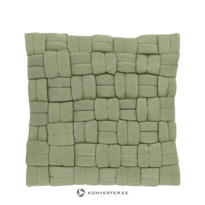 Šviesiai žalias medvilninis dekoratyvinis pagalvės užvalkalas (Norman) 40x40 visas