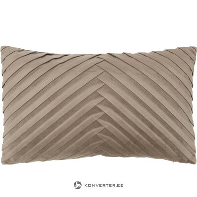 Light brown velvet decorative pillowcase (lucie) 30x50 whole