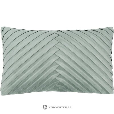 Šviesiai žalios spalvos aksominis dekoratyvinis pagalvės užvalkalas (lucie) 30x50 visas
