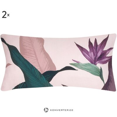 Floral satin pillowcase 2 pcs (flora) 40x80 whole