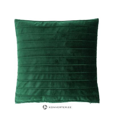 Žalias aksominis pagalvės užvalkalas (lola) nepažeistas