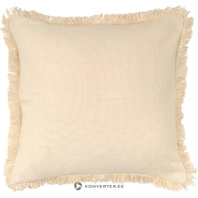 Smėlio spalvos dekoratyvinės pagalvės įtrūkimai (stof) 40x40 nepažeisti