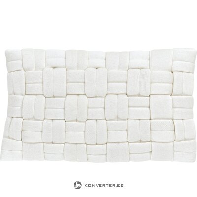 White decorative pillowcase (Norman) 30x50 intact