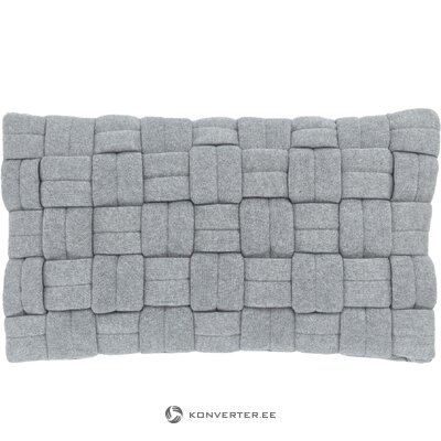 Pilkas dekoratyvinis pagalvės užvalkalas (Norman), nepažeistas