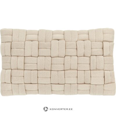 Smėlio spalvos dekoratyvinis pagalvės užvalkalas (Norman), nepažeistas