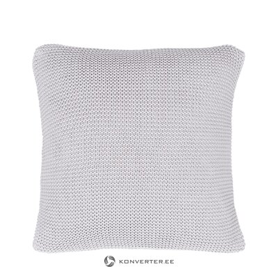 Light gray decorative pillow case (adalyn) intact
