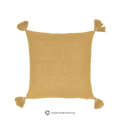 Smėlio spalvos dekoratyvinis pagalvės užvalkalas (lori), nepažeistas