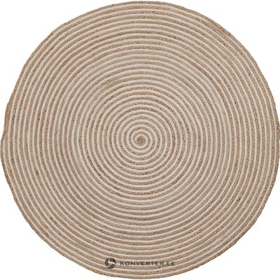 Ковер круглый коричневый самы (ла форма) d=100 цел