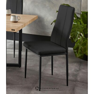 Black velvet chair (kelly)