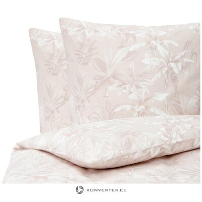 Cotton bedding set with light pink pattern (shanida) 240x200 + 2x 80x80 whole