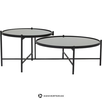 Black design coffee table li (white label) intact