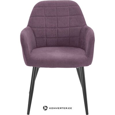 Кресло из ткани фиолетового цвета (мара)