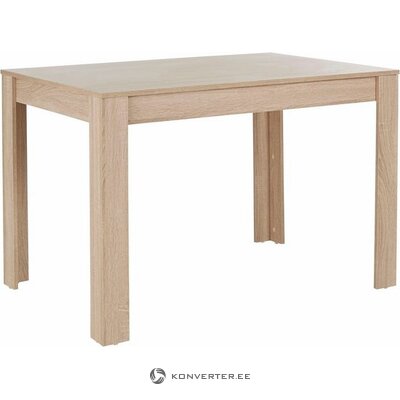 Обеденный стол светло-коричневого цвета (ширина 120см)