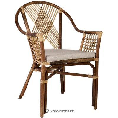 Dizaina masīvkoka krēsls cruz (moycor) neskarts