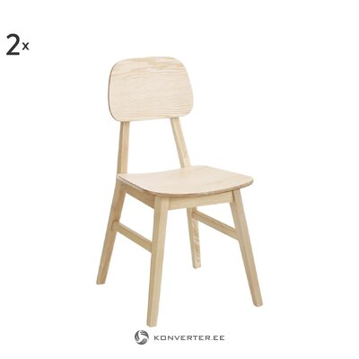 Smėlio spalvos valgomojo kėdė (akina) nepažeista