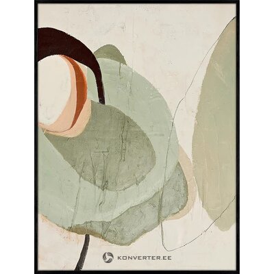 Musta Raamiga Käsitöö Maal Moon Rock (Malerifabrikken) 90x120