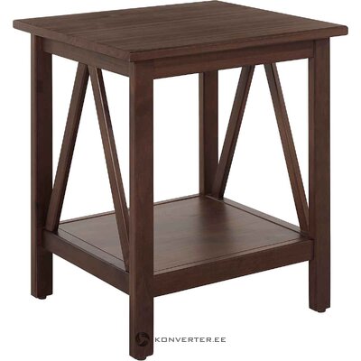 Brown solid wood coffee table (fonville) intact
