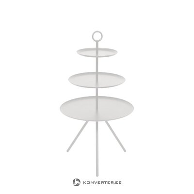 Balta dizaina kafijas galda stjuarte (eva solo) ar skaistuma trūkumiem