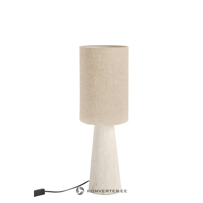 Бежевая настольная лампа (Марара)