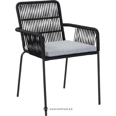 Черный садовый стул sando (la forma) неповрежденный