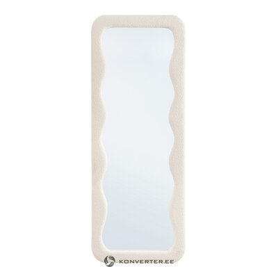 White Boucle Fabric Mirror (W-FR) 60X160