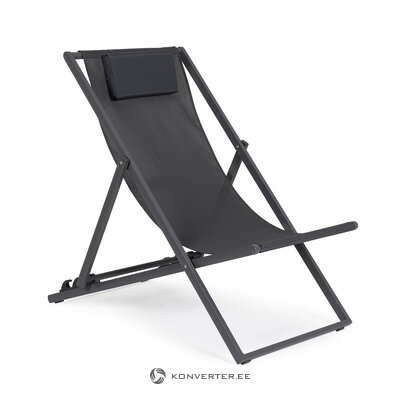 Dark gray lounge chair (taylor)