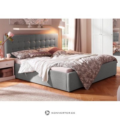 Gray upholstered bed (180x200) (soon)