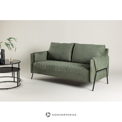 Vihreä 2-istuttava sohva (indigo) ehjä