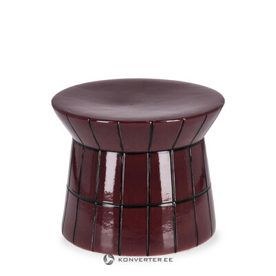 Журнальный столик бордового цвета (Abbes)