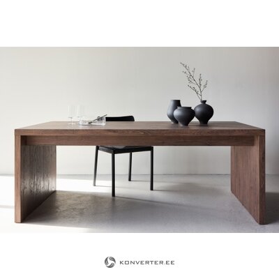 Dark dining table (evone) 100x200 whole