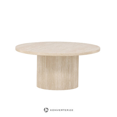 Sohvapöytä Ø80 Beige (Härön)