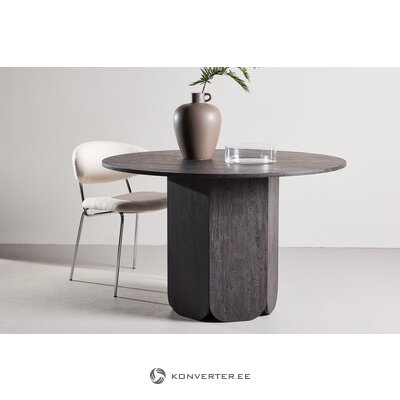 Black dining table (tekla) ⌀120