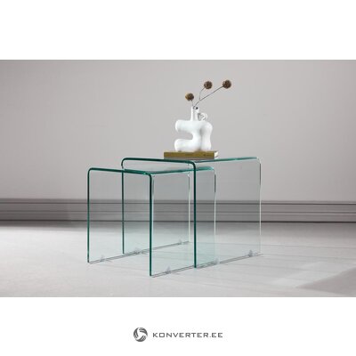 Glass coffee tables 2pcs (telemark)