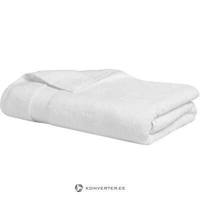Белое полотенце из органического хлопка грейс (ройфорт) 50х100 целое