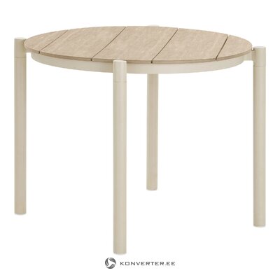 Vaalea Abela pyöreä ruokapöytä (House Nordic) ø90x74 cm