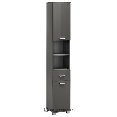 Dark gray high narrow cabinet (rowan)