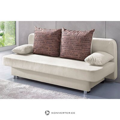 Smėlio spalvos miegamoji sofa (ulla)
