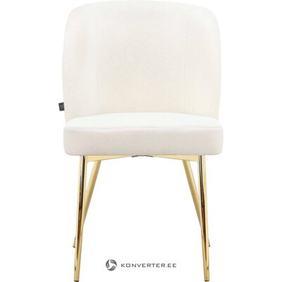 Balta ir auksinė valgomojo kėdė (felicity) nepažeista