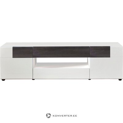 Brown and white TV stand (tokyo)