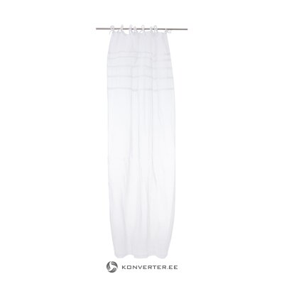 Valkoinen verho 2 kpl Nordic (simla) 140x280cm täydellinen, hallinäyte