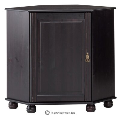 Black solid wood corner cabinet (finca)