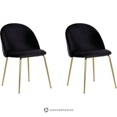 Black-gold velvet chair (armina)