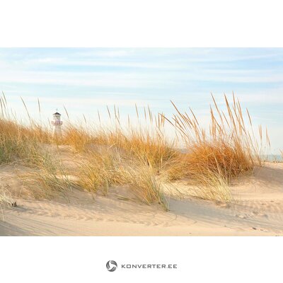 Įstiklintas plakatas smėlio kopos (Malerifabrikken) 80x120