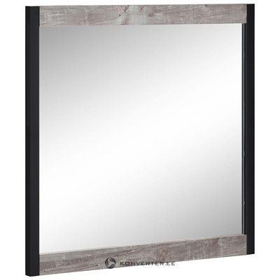 Pilkas-juodas sieninis veidrodis